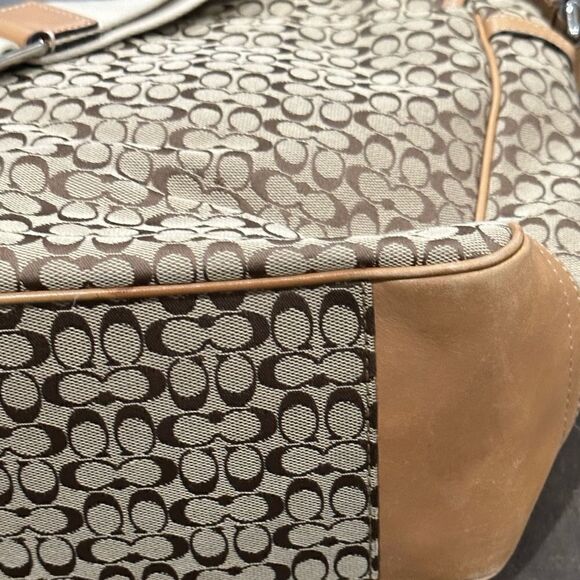 Coach Voyager Signature Messenger Crossbody Bag in Khaki/Brown Color Combo - Picture 10 of 16